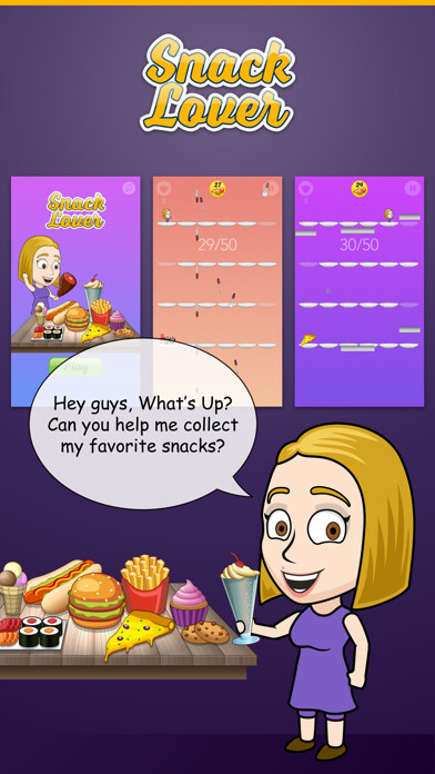 Emulate iPhone app Snack Lover by BCFG using MyAndroid
