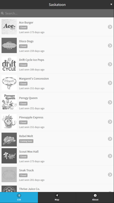 Emulate iPhone app Snack Map using MyAndroid Emulate iPhone app Snack Map using MyAndroid