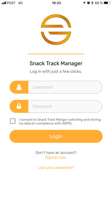 Emulate iPhone app Snack Track Manager using MyAndroid Emulate iPhone app Snack Track Manager using MyAndroid