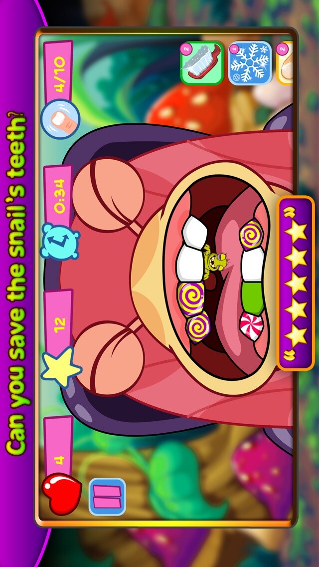 Emulate iPhone app Snail Dentist : Fun Baby Games using MyAndroid Emulate iPhone app Snail Dentist : Fun Baby Games using MyAndroid