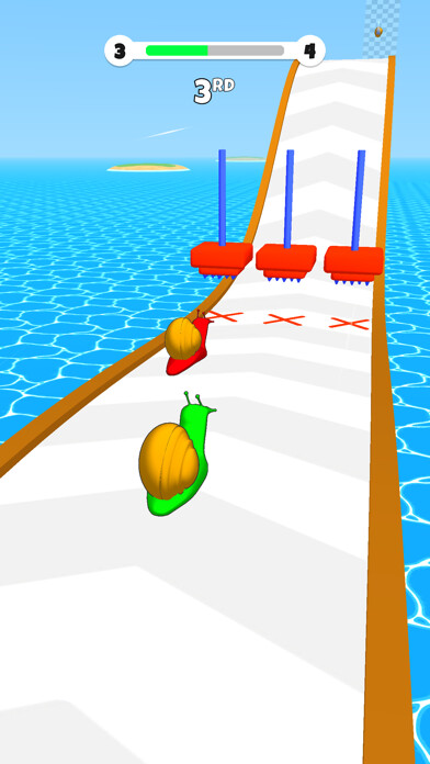 Emulate iPhone app Snail Run Race using MyAndroid