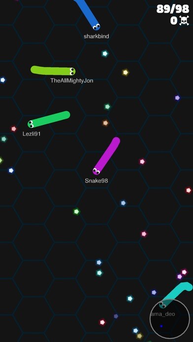 Emulate iPhone app Snake 98 Royale using MyAndroid