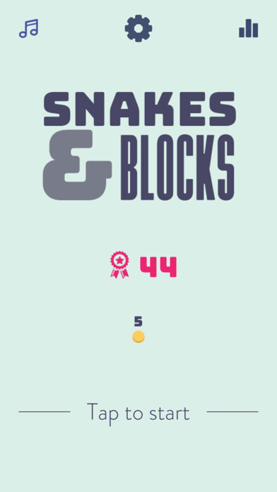 Emulate iPhone app Snake and Blocks Fun using MyAndroid