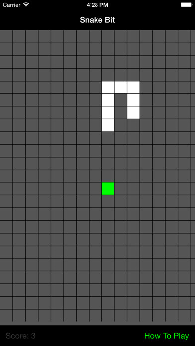 Emulate iPhone app Snake Bit using MyAndroid