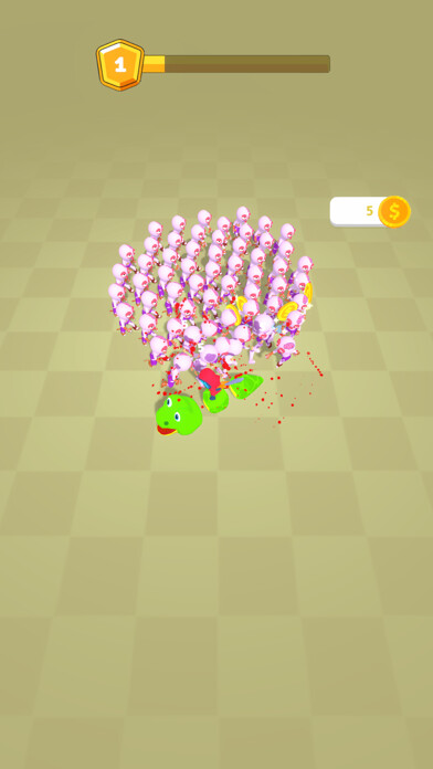 Emulate iPhone app Snake Fighters using MyAndroid