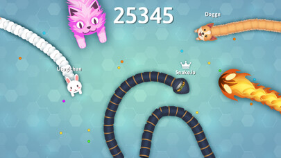 Emulate iPhone app Snake.io - Fun Online Slither using MyAndroid