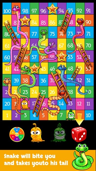 Emulate iPhone app Snakes And Ladders Master using MyAndroid