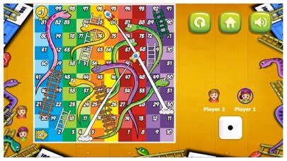 Emulate iPhone app Snakes and Ladders - Play Snake and Ladder game using MyAndroid
