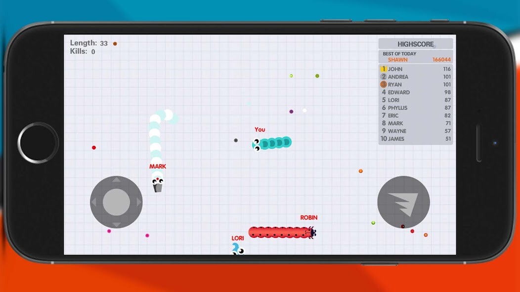Run android online APK Snake Slither Games: Worm Zone from MyAndroid or emulate Snake Slither Games: Worm Zone using MyAndroid