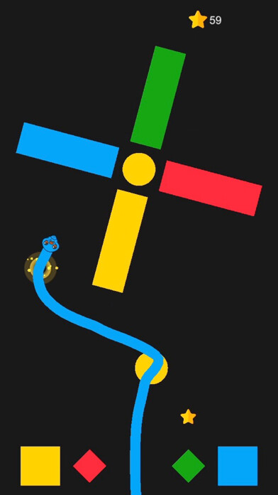 Emulate iPhone app Snakes VS. Colors using MyAndroid
