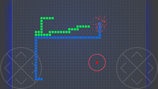 Emulate iPhone app Snakez: The Multiplayer Snake using MyAndroid