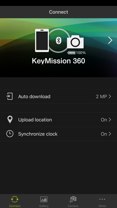 Emulate iPhone app SnapBridge 360/170 using MyAndroid