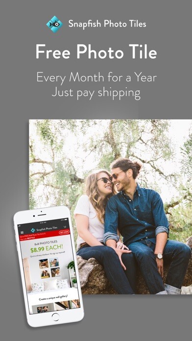 Emulate iPhone app Snapfish Photo Tile Wall Decor using MyAndroid