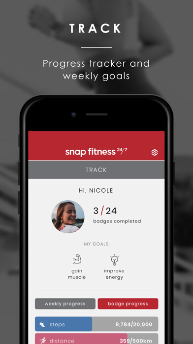 Emulate iPhone app Snap Fitness App using MyAndroid