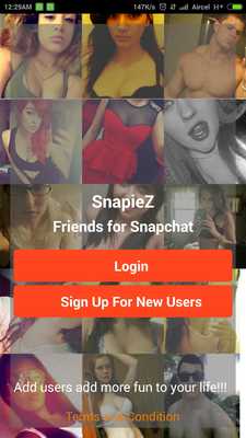 Emulate Android APK Snapiez : Friends For Snapchat Emulate Android APK Snapiez : Friends For Snapchat