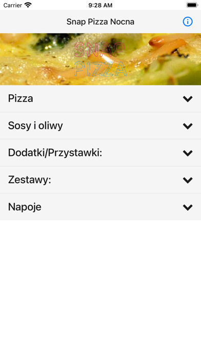 Emulate iPhone app Snap Pizza using MyAndroid