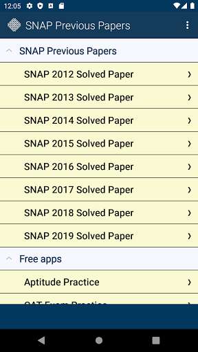 Run android online APK SNAP Previous Papers from MyAndroid or emulate SNAP Previous Papers using MyAndroid Run android online APK SNAP Previous Papers from MyAndroid or emulate SNAP Previous Papers using MyAndroid