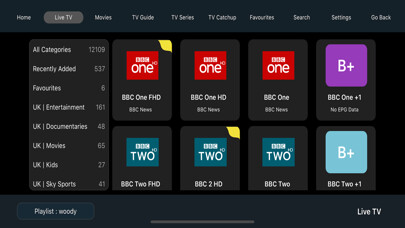 Emulate iPhone app Snappy IPTV using MyAndroid
