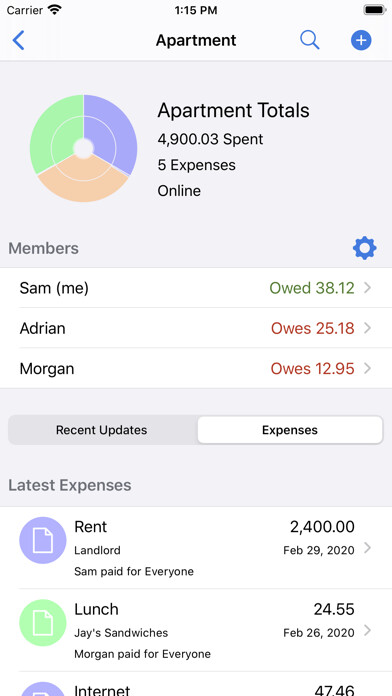 Emulate iPhone app Snappy Split - Share Expenses using MyAndroid Emulate iPhone app Snappy Split - Share Expenses using MyAndroid