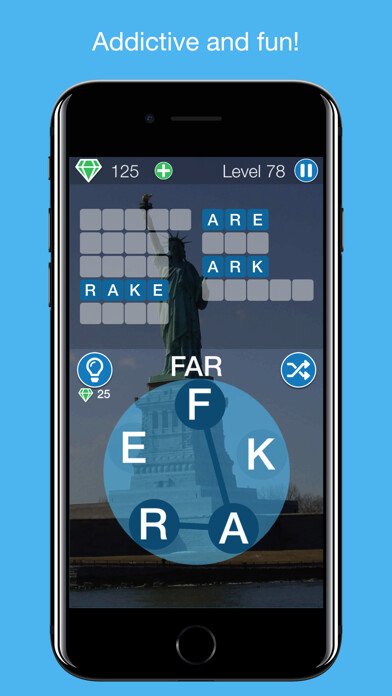 Emulate iPhone app Snappy Word - Word Puzzle Game using MyAndroid