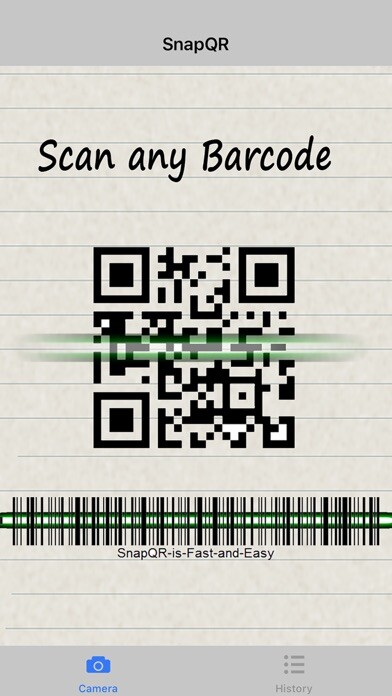 Emulate iPhone app SnapQR using MyAndroid