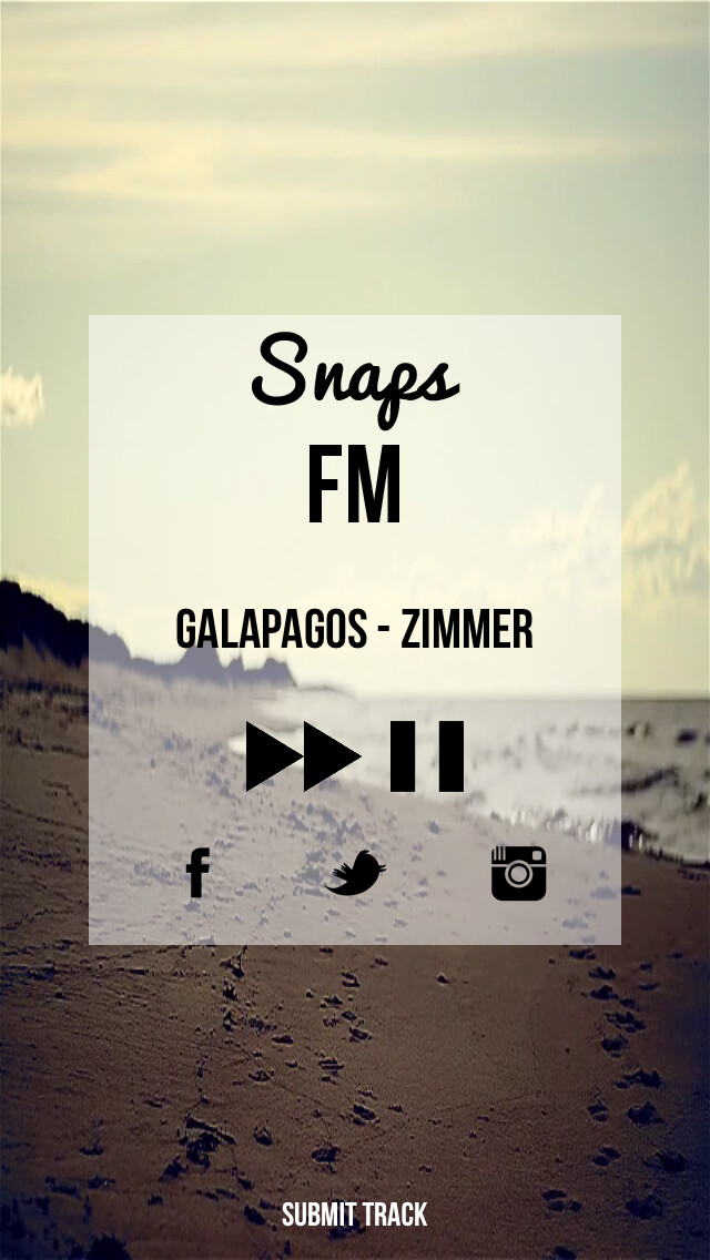 Emulate iPhone app Snaps FM using MyAndroid