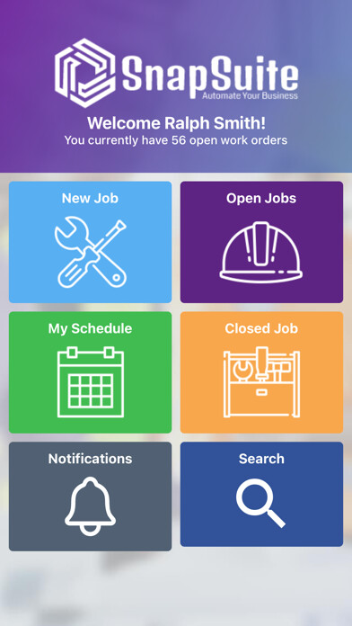 Emulate iPhone app SnapSuite - Construction using MyAndroid
