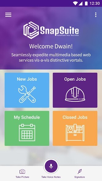 Run android online APK SnapSuite - for Contractors from MyAndroid or emulate SnapSuite - for Contractors using MyAndroid