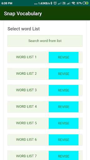 Run android online APK snap vocabulary from MyAndroid or emulate snap vocabulary using MyAndroid