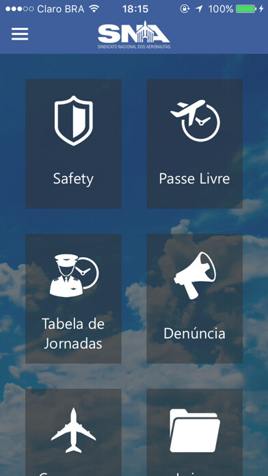 Emulate iPhone app SNA - Sindicato Nacional dos Aeronautas using MyAndroid Emulate iPhone app SNA - Sindicato Nacional dos Aeronautas using MyAndroid