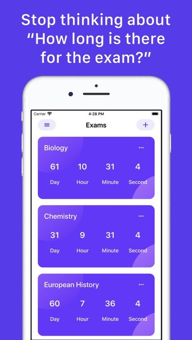 Emulate iPhone app Sınavmatik - Exam Timer using MyAndroid