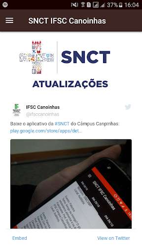Run android online APK SNCT IFSC Canoinhas from MyAndroid or emulate SNCT IFSC Canoinhas using MyAndroid