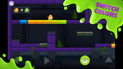 Emulate iPhone app Sneaky splatter Green Blob run using MyAndroid Emulate iPhone app Sneaky splatter Green Blob run using MyAndroid