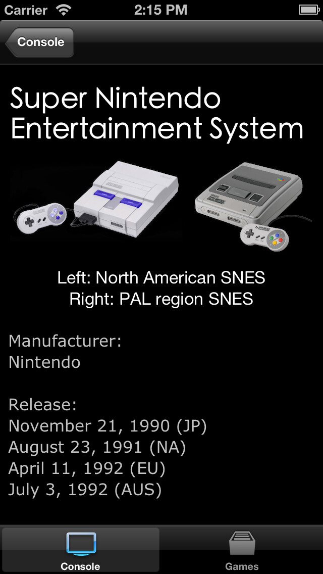 Emulate iPhone app SNES Console & Games Wiki using MyAndroid Emulate iPhone app SNES Console & Games Wiki using MyAndroid