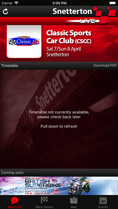 Emulate iPhone app Snetterton LIVE! using MyAndroid Emulate iPhone app Snetterton LIVE! using MyAndroid