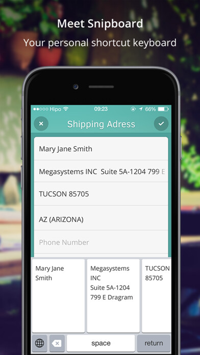 Emulate iPhone app Snipboard - Keyboard for custom text snippets using MyAndroid Emulate iPhone app Snipboard - Keyboard for custom text snippets using MyAndroid