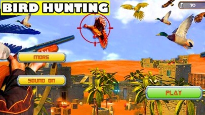 Emulate iPhone app Sniper Birds Hunting 3D using MyAndroid