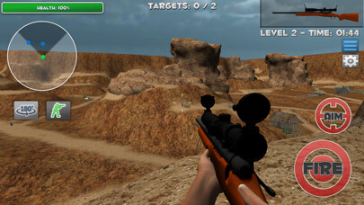 Emulate iPhone app Sniper Commando Assassin using MyAndroid
