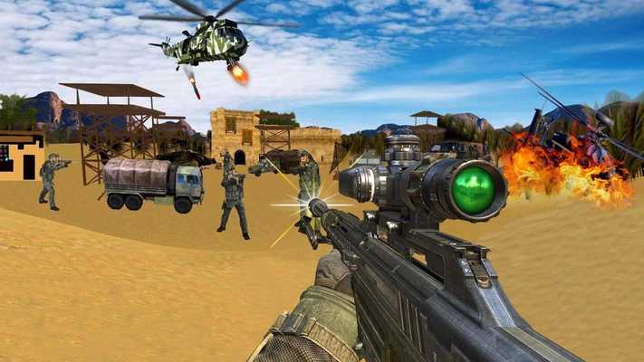 Emulate Android APK Sniper Desert Action