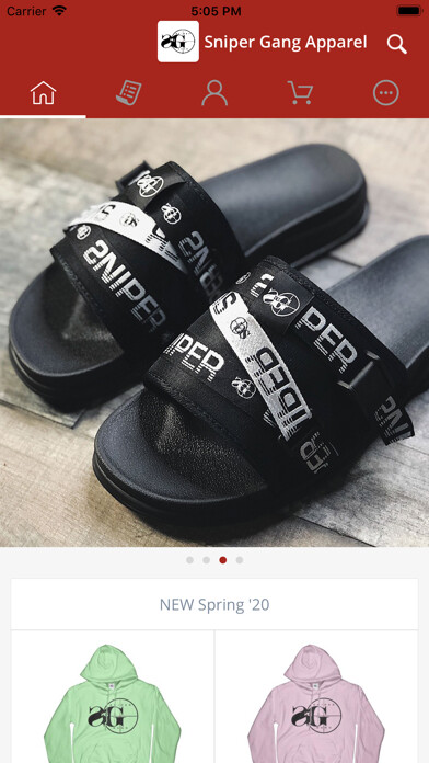 Emulate iPhone app Sniper Gang Apparel App using MyAndroid Emulate iPhone app Sniper Gang Apparel App using MyAndroid