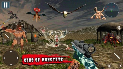 Emulate iPhone app Sniper Monster Giant Hunter using MyAndroid