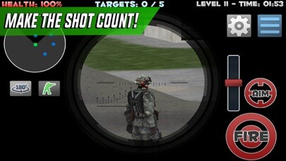 Emulate iPhone app Sniper Shoot-er Assassin Siege using MyAndroid