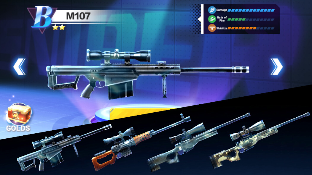 Run android online APK Sniper simulator from MyAndroid or emulate Sniper simulator using MyAndroid