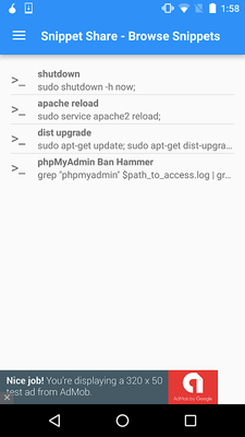 Emulate Android APK Snippet Share Plugin