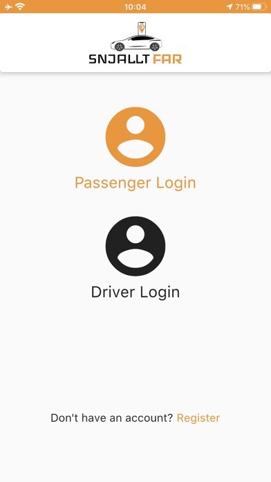 Emulate iPhone app Snjallt Far using MyAndroid