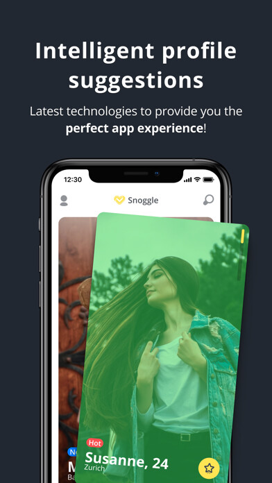 Emulate iPhone app Snoggle - Dating & Single App using MyAndroid
