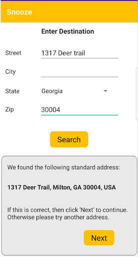 Run android online APK Snooze - Data Free GPS Alarm from MyAndroid or emulate Snooze - Data Free GPS Alarm using MyAndroid