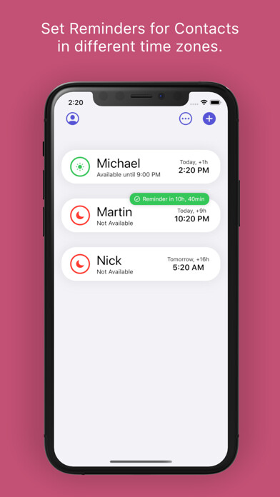Emulate iPhone app Snoozie - Personal Time Zones using MyAndroid Emulate iPhone app Snoozie - Personal Time Zones using MyAndroid