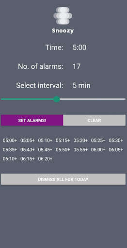Run android online APK Snoozy - best alarm for sleepers from MyAndroid or emulate Snoozy - best alarm for sleepers using MyAndroid