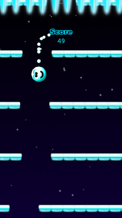 Emulate iPhone app Snowball Fall Down using MyAndroid